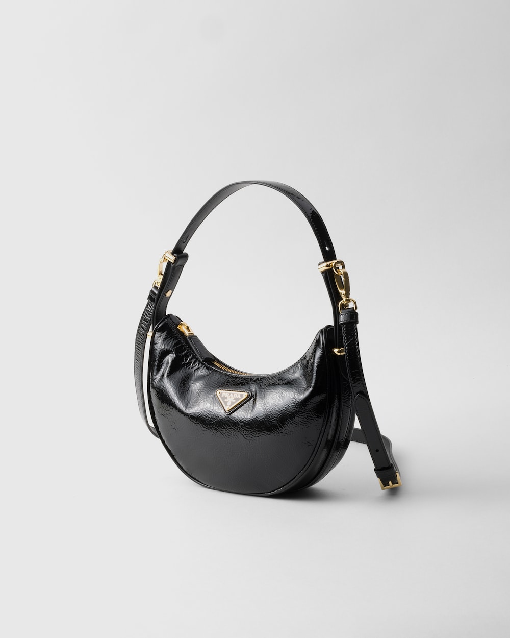 Prada Arqué Naplak Patent Leather Shoulder Bag - Image 2